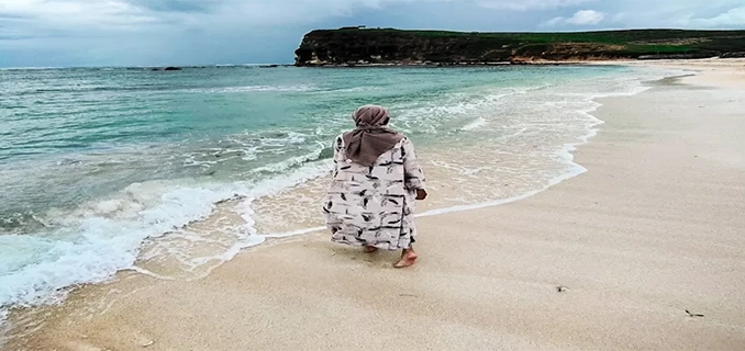 Eksplor Pantai Batu Dagong Destinasi Instagram Lombok Timur