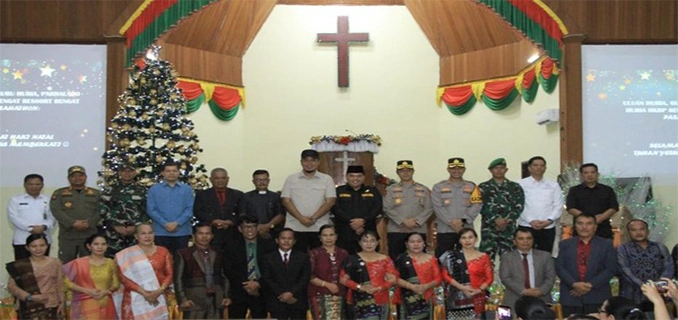 Ibadah Natal Di Riau Damai Dari Inhu Hingga Pelalawan