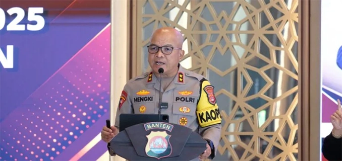 Kapolda Banten Ungkap Kejahatan Resah Turun Signifikan 2025