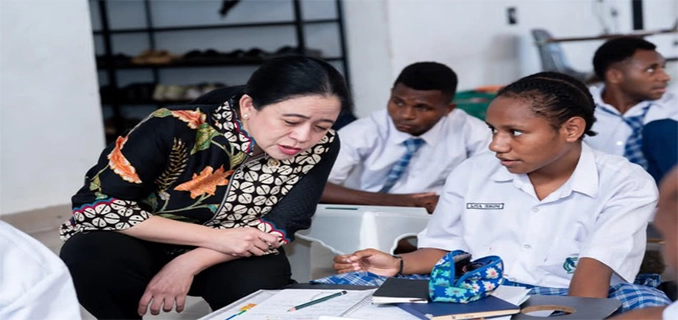 Puan Kunjungi Sekolah Papua Harapan Pembangunan Daerah