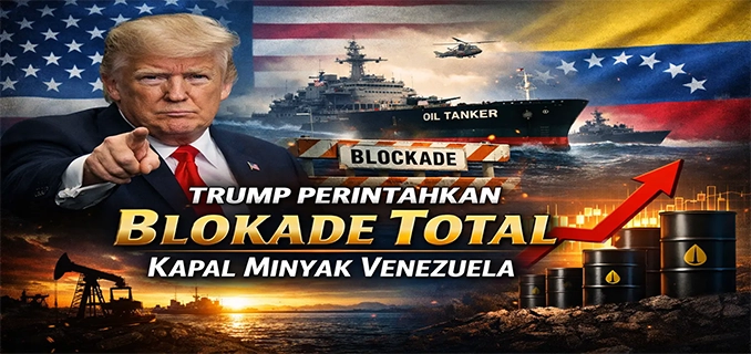 Trump Ambil Langkah Keras Blokade Kapal Tanker Venezuela