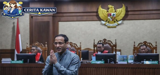 Hakim Tetapkan Sidang Nadiem Makarim Pakai KUHAP Baru