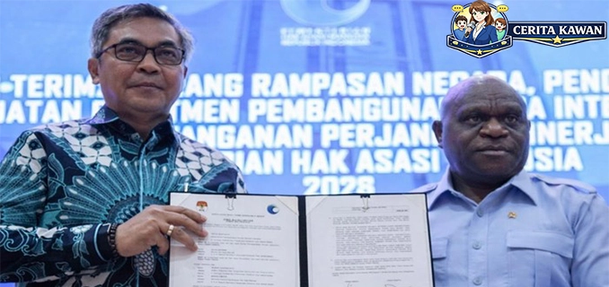 KPK Serahkan Aset Rampasan Koruptor Rp 10 M ke KemenHAM