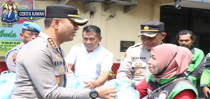 Polrestro Tangerang Perkuat Keamanan Lewat Ojol Kamtibmas