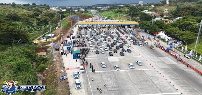 Arus Balik Lebaran 2.3 Juta Kendaraan Masuk Jakarta