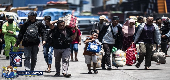 Arus Mudik Awal Terlihat di Pelabuhan Tanjung Emas