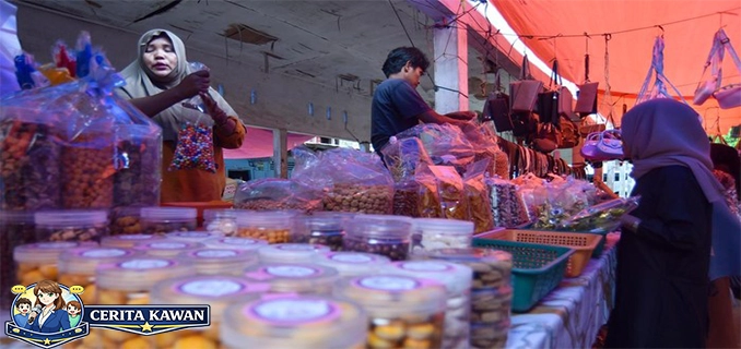 Pasar Terdampak Bencana Kembali Hidup Jelang Lebaran